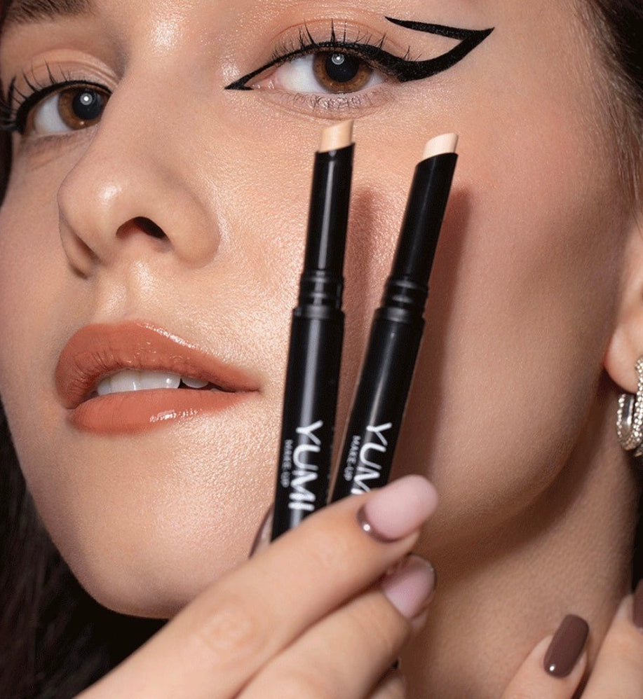 Concealer in zachte beige tint voor het verbergen van onvolkomenheden