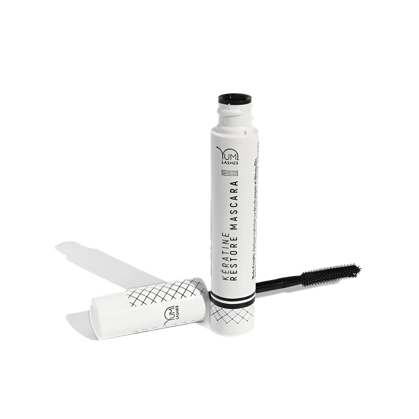 Transparante keratine mascara voor herstel en glans na wimperlifting