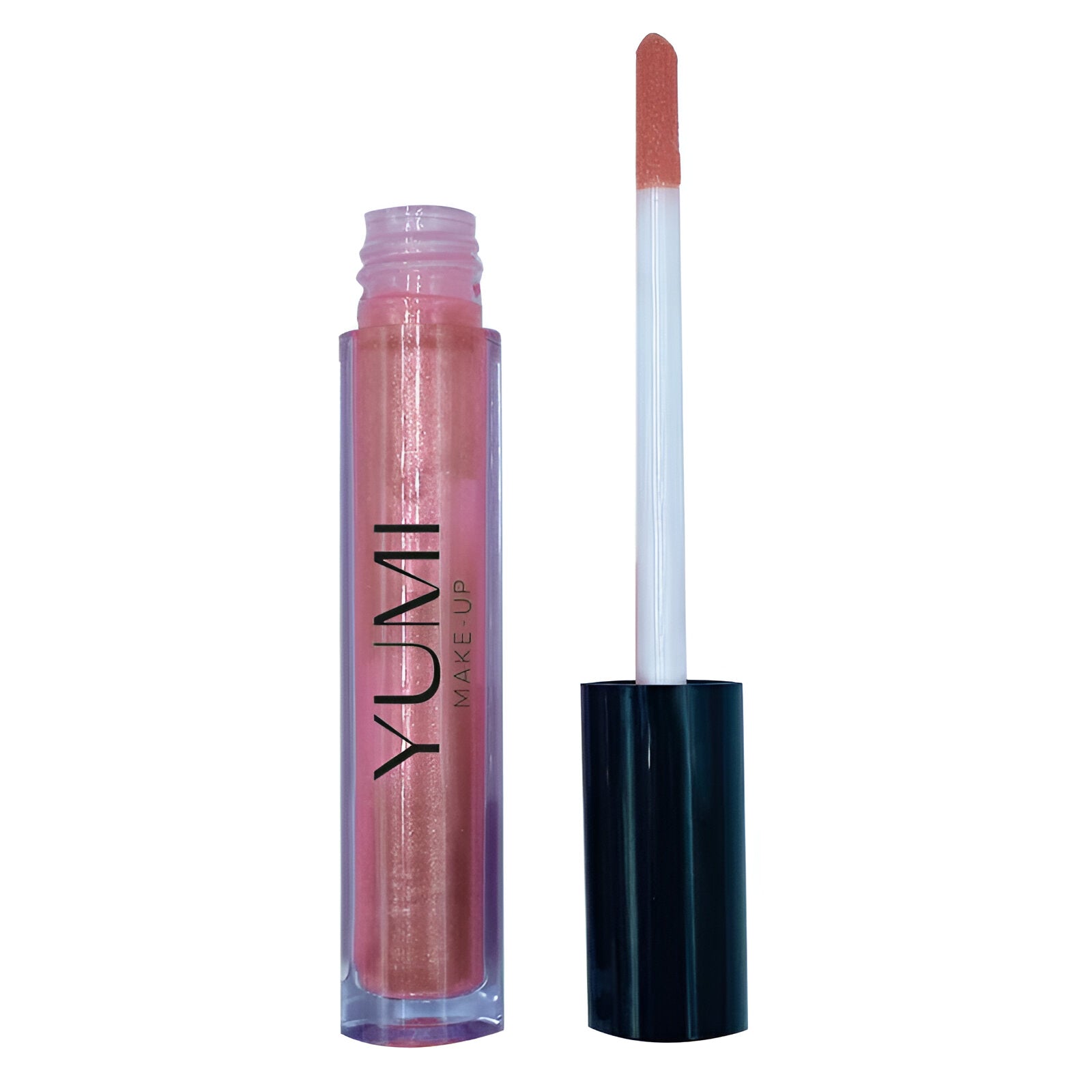 Lipgloss in fluweelachtige koraaltint voor een elegante look