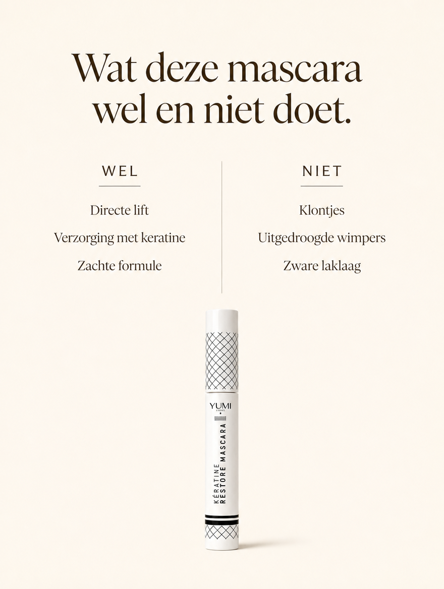 YUMI lashes keratin restore mascara