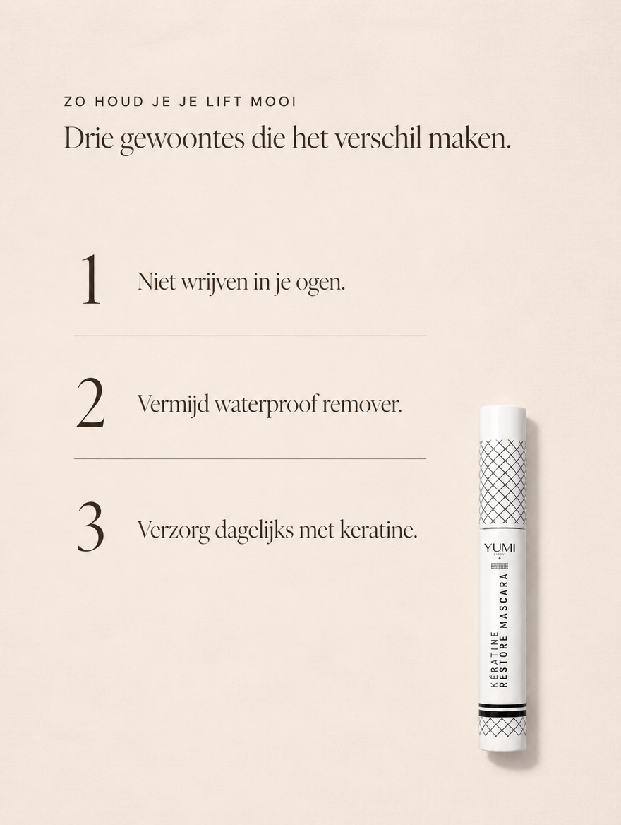 YUMI lashes keratin restore mascara