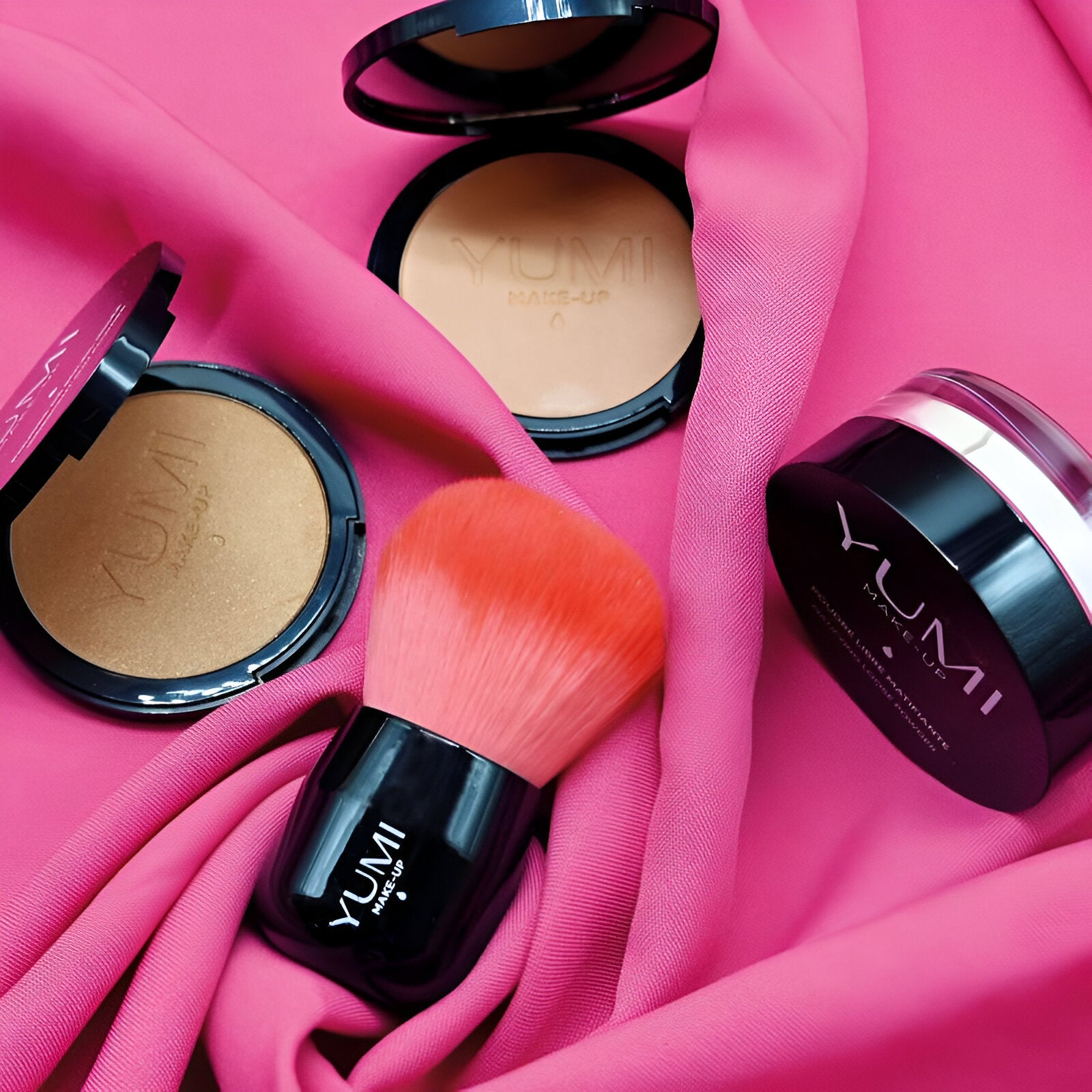 Kabuki make-up kwast voor gelijkmatige poederapplicatie